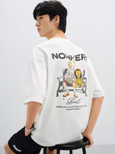 Men's Embroidered Graphic Print T-Shir
